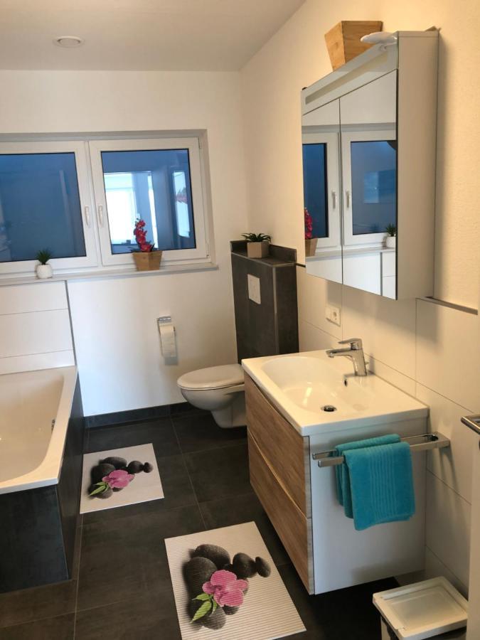 Moderne Ferienwohnung Mit Terrasse Und Garten Verwaltungsgemeinschaft Haldenwang Exterior foto